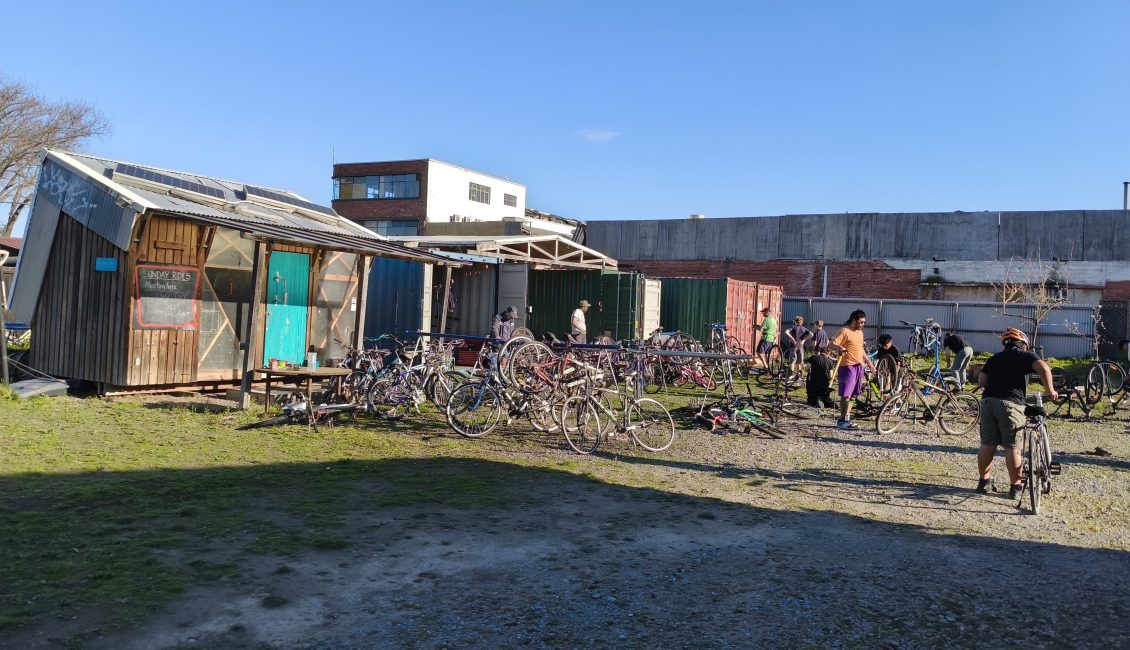 Aranui Bike fixup on a busy day