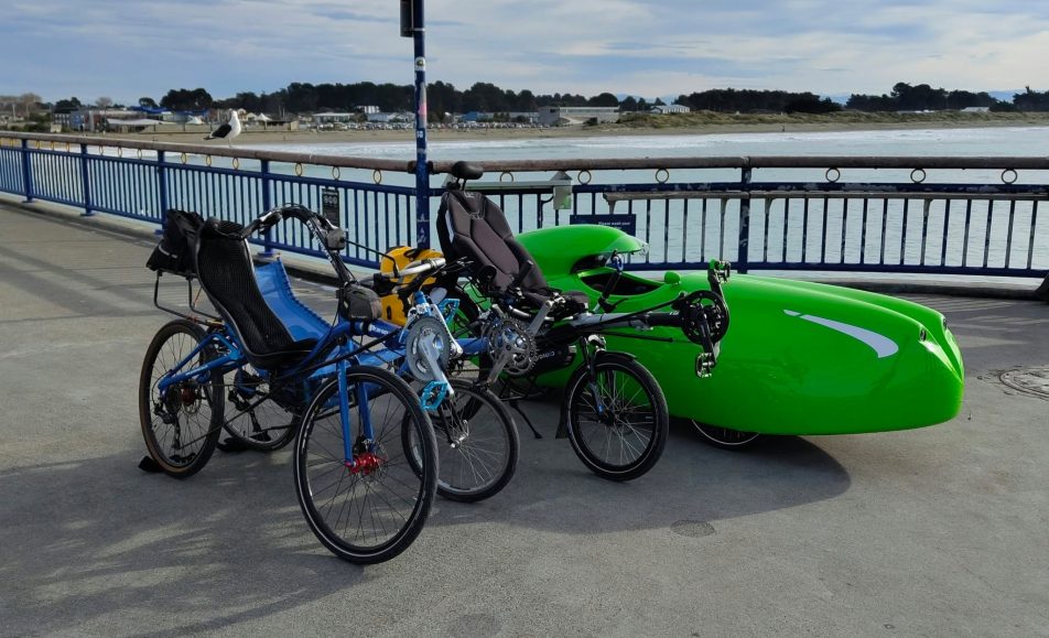 Collection of Recumbent bikes