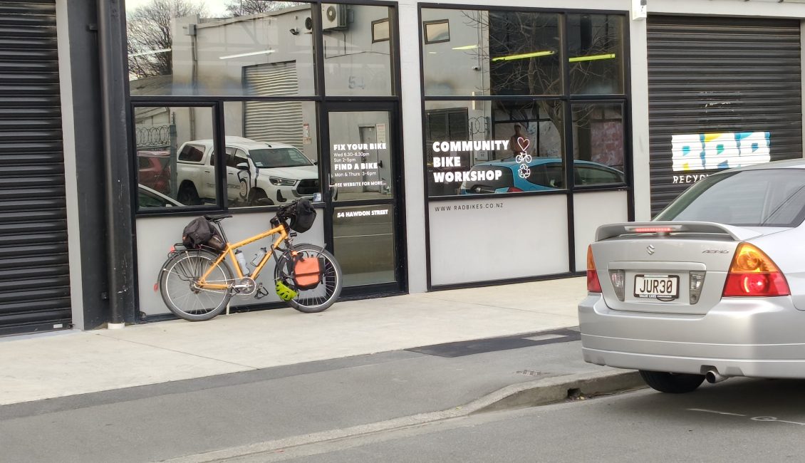Stephen's Bike outside RAD