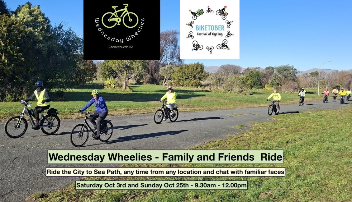 Wed Wheelies Freinds and Families rides