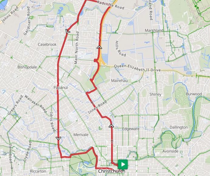 ride map - north